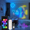 YOOULIT Luces de Cortina LED, Luces de Cortina Inteligentes de Bricolaje, 400 LED Brillantes dinámicos para Bricolaje, Impermeable IP65, para decoración de Paredes de Dormitorio (1,5x1,5m)