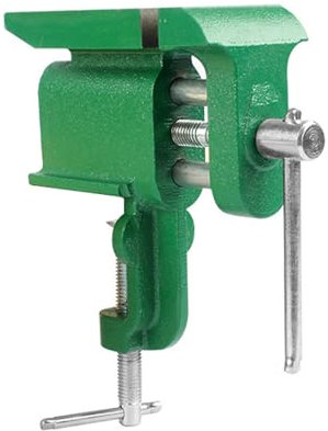 Tornillo de banco con yunques, abrazadera de mesa, base giratoria de bloqueo para manualidades, pintura, esculpir, carpintería