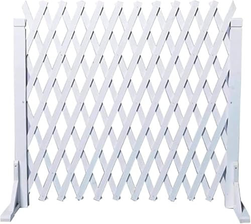 Treillis extensible pour plantes, clôture de jardin, porte étendue autonome en bois, clôture robuste, écran pliable pour plantes et animaux de compagnie (taille : 120 x 200 cm)