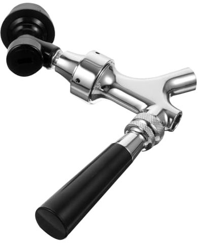 Mipcase Robinet Distributeur de Bière pour Fût Acier Inoxydable Robinet à Bière Artisanale Simple à Utiliser et Nettoyer