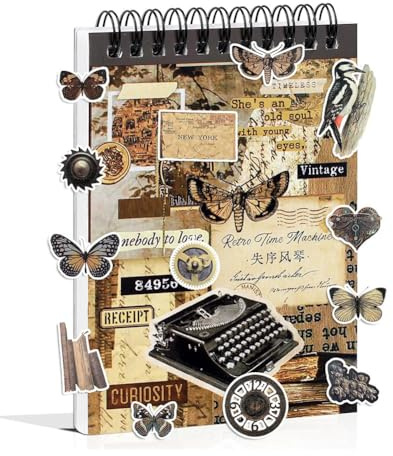 Junk Journal Supplies PreTut Washi Stickers libro pegatinas libro libro para diario D.