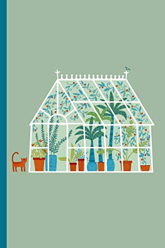 Notes: A Blank Squared Paper Journal with Greenhouse Gardening Cover Art