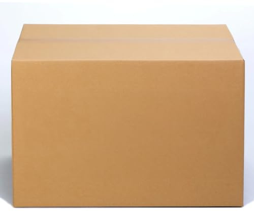 TELECAJAS | 10 Cajas 60x40x40 cm de Cartón con Asas de Mudanza Grandes y Resistentes | Ideales para Ropa y Envíos Voluminosos | Regalo 1 Precinto Adhesivo cierre de Cajas | Pack de 10 + Cinta