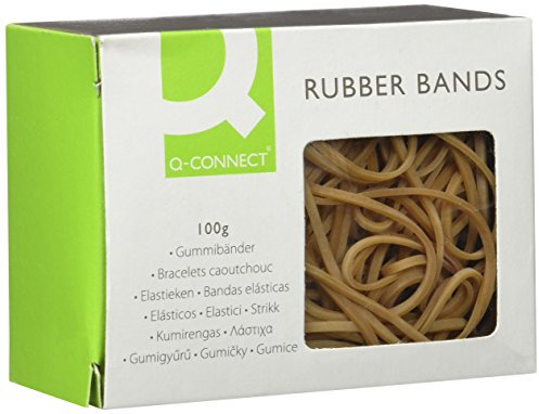 Gomillas elasticas q-connect 100 gr numero 20 200 x 2 mm