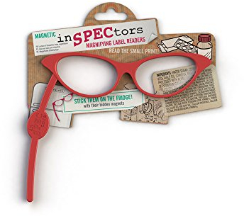 IF Inspectors Magnetic Label Reader Magnifier Glasses - Red 5035393919023