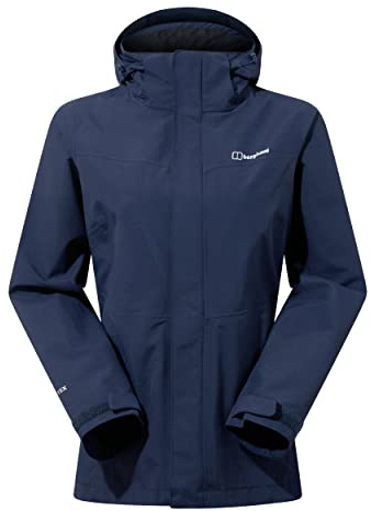 Berghaus Hillwalker InterActive Giacca impermeabile in Gore-Tex da donna, Dusk/Navy Blazer, XL