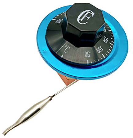 Thermostat de four électrique réglable 50-400 ℃ 2 broches