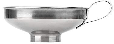 TREGOO Trichter Filter Trichter übertragen, Liquid Canning Hopper Kochen Tools Grösse Edelstahl Wide Mouth Funnel Küche Gadget.