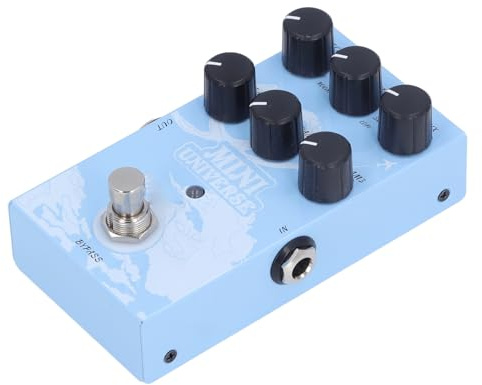 Reverb-Effektpedal, 9 Reverb-Typen Digital Modellierung, Reverb-Pedal Mini Universe for Musiker, Gitarristen