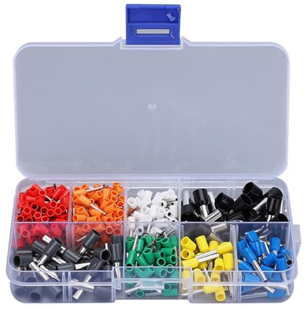 Ensemble complet de connecteurs électriques avec embouts de câble isolés Collection d'embouts de câble pour une solution de câblage sûre