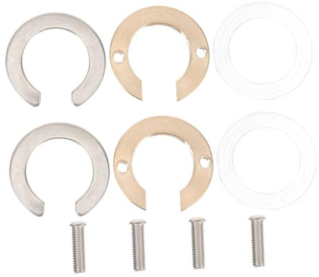 ULTECHNOVO 2sets Basin Tap Fixing Kit Lock Nut Fasteners for Sink Faucet Easy Install Accessories Brass Material Secure Fixing
