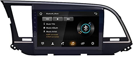JINFOLI 4G 64G DSP Android 10 Auto Lettore Multimediale 2 Din Autoradio GPS Stereo WiFi Octa Core Fit, for Hyundai, for Elantra, 6 2015 2016 2017 2018 Impianto audio stereo per auto(2GB 32GB WIFI)