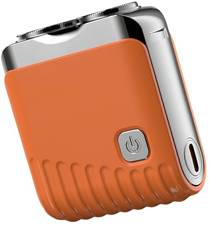 Arroopu Rasoir Électrique pour le Visage des Hommes,Tondeuse Rotative Compacte | Rasoir USB Rechargeable Pour Hommes | Salle De Bain Chambre Voyage D'Affaires Père Petit Ami Mari Collègue