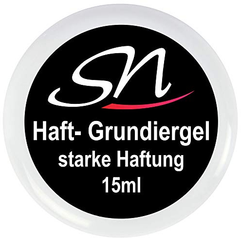 SN Nageldesign Haftgel Grundiergel für Gelnägel Primer Superbond Ultrabond UV Gel starkes Nagelgel 15ml