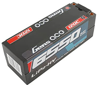 Li-Po HV Car Hard Case 4S 15.2V 6550mAh 120C with 5mm