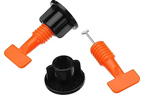 TuToy 41-102Pcs Ceramic Floor Wall Construction Tool Tile Leveling System Kit Spacers - A
