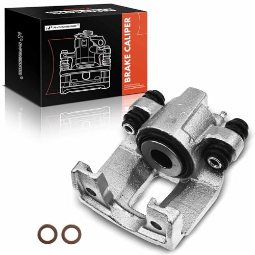 A-Premium Disc Brake Caliper Assembly Without Bracket Compatible with Select Ford, Lincoln and Mercury Models - Crown Victoria 1996-2002, Grand Marquis 1998-2002, Town Car 2001-2002 4.6L - Rear