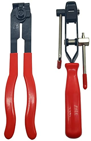 2PCS Carmoeignin CV Joint Boot Clamp Pliers,Hose Band Cut-off Pliers,Ear Boot Tie Pliers, Car Band Tool Kit, Automotive Hose Axle Plier
