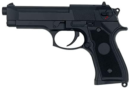 Pistola Airsoft-elettrica M9 AEP Black CM126 / modalità Colpo Singolo o raffica/Colore Nero/Plastica e Metallo/Potenza 0,5 Joule