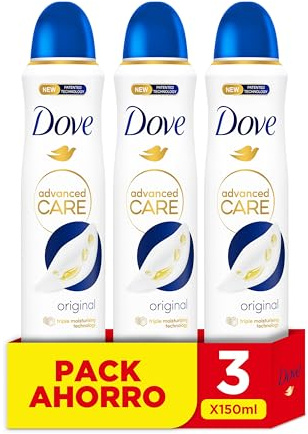 Dove Advanced Care Aerosol Original 72h Pack Ahorro x3 150ML