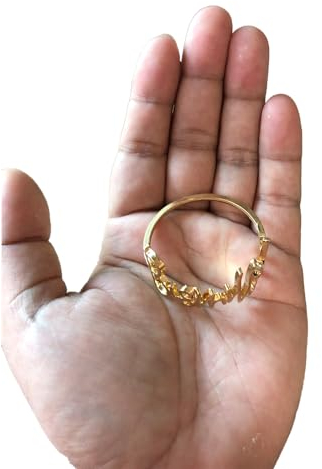 12 Stück Bismillah Serviettenringe Gold Metall für Hochzeit Party Ramadan Bankett Jubiläum Weihnachten Neujahr Geburtstag