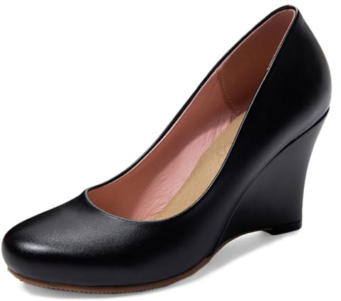 Escarpins Femme À Talons Compensés 623 Noir Taille 39 EU/40Cn