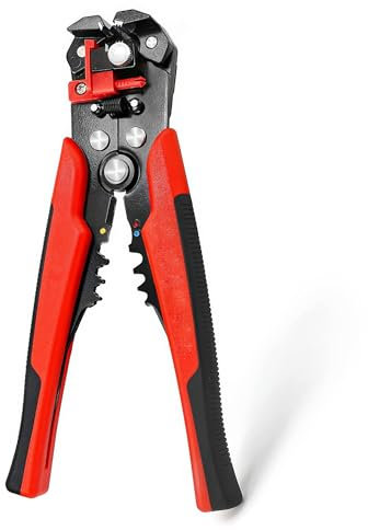 ULTRICS Automatic Wire Stripper, Self-Adjusting Professional Cable Stripper Tool, AWG 10-24 Cable Cutters and Crimper, 3 in 1 Wire Cutters, Electrical Tools and Terminal Crimper for Electricians