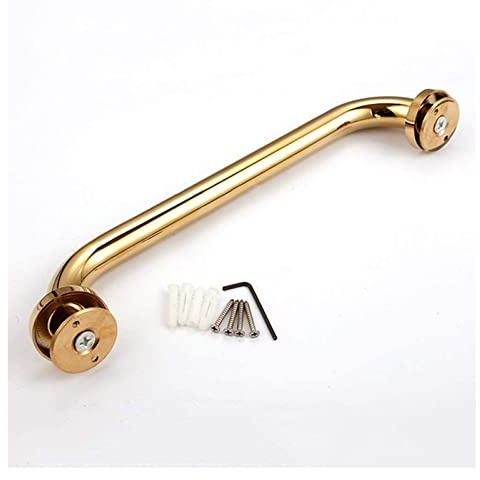 Agarraderas Bañeras y duchas de latón pulido de seguridad con riel de soporte antideslizante de bronce de seguridad for montaje en pared for mujeres embarazadas.