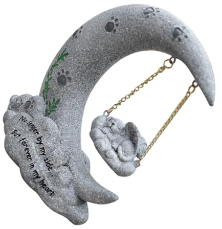 Homoyoyo Lapide per Animali Domestici in Resina Sintetica, Pietra Commemorativa Gatto Compatta per Giardino Esterno, Statuetta Memoriale Resistente e Decorativa per Amanti dei Gatti