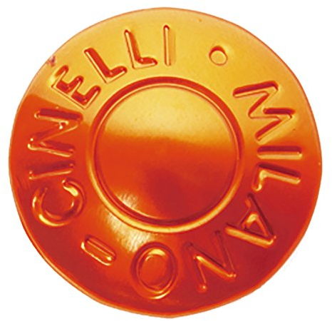 Cinelli Anodized Plugs Lenkerstopfen, Orange-orange, Einheitsgröße