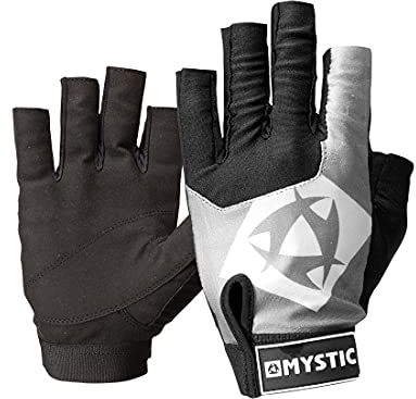 Mystic Watersports - Surf Kitesurf & Windsurfing Rash Kurzfingerhandschuh - Schwarz - Unisex - Klettband - 80% Nylon