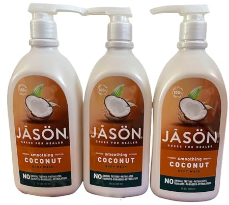 Jason Natural Products Body Wash - Smoothing Coconut - 30 Oz