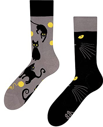 Dedoles calzini divertenti Unisex Donna e Uomo Bambini Cotone Design buffi | traspirante, ipoallergenico, Bambù, regalo natale, motivi colorati, calzini divertenti, gatti, avocado unicorno, cotone