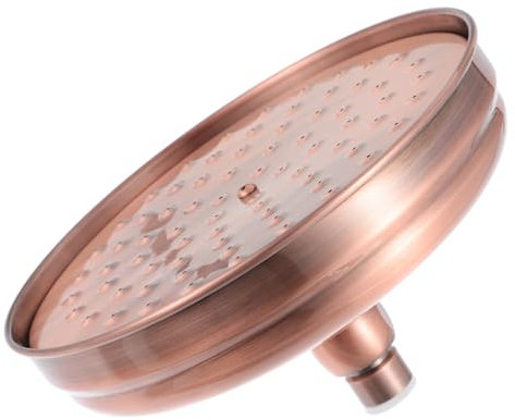 SHINEOFI Cabezal De Ducha De Cobre Diseño Elegante y Rociador De Lluvia Para Baño Instalación Sin Esfuerzo y Flujo De Agua Relajante