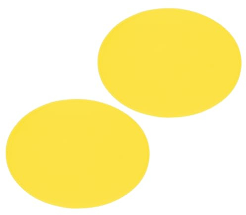 QUARKZMAN 2 Piezas De Base De Fieltro para Dar Forma 9.8 Pulgadas Amarillo | Redondas, Base De Bolsa, Cojín De Base, Tablero De Forro De Bolsa, Insertar Esquina Arqueada Para Bolsos