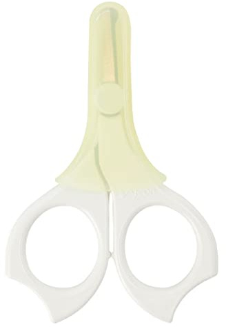 Pigeon Baby Nail Scissors with Rounded Tip, 3 Months (MADE IN JAPAN)