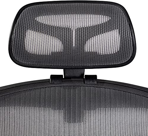 MingYi.office Neue Kopfstütze für Herman Miller Classic und Remastered Aeron Bürostuhl, Schwarz/Graphit, nur Kopfstütze – Stuhl nicht im Lieferumfang enthalten (für Remastered Aeron)