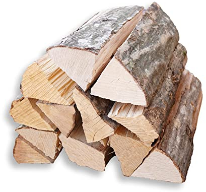 Brennholz Buche für Kamin, Pizzaofen, Grillholz, Feuerschale - luftgetrocknet, ofenfertig, hoher Brennwert, wenig Ruß Menge: 11 KG