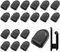 lyxdhyg 40 Stück Auto Schlüssel Mini Haken, Multifunktionale Auto Rücksitz klebriger Aufhänger,Selbstklebender Haken, Autohaken für Schlüssel, Autositz Rücksitz Organizer Haken