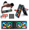 Surplex Faltbare 12-in-1 Push Up Rack Board System mit Handgriff Push-Up-Bracket Board Portable Multifunktionales Muskeltraining System für Home Fitness Workout Training Gym Übungsständer