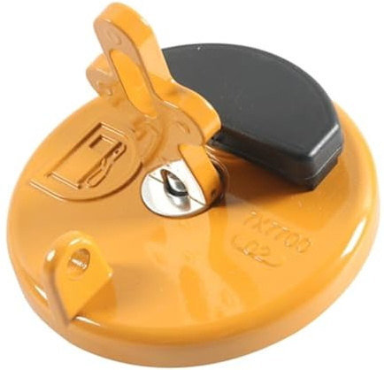 Rynplex Couvercles de réservoirs de carburant for excavatrices robustes, traités antirouille, en aluminium, for une utilisation longue durée Bouchon de réservoir de carburant pour excavatrice