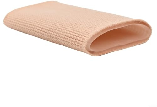 Gdfnmogo Lot de 2 manchons en gel pour patinage et hockey avec rembourrage de protection, gel SEBS confortable et matériau en nylon pour patins artistiques, patins à glace, patins à roulettes (noir)