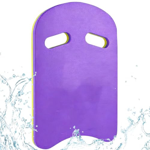 Tabla de flotación en forma de U, tabla de natación unisex para principiantes, tabla de entrenamiento de natación de espuma EVA, flotadores de manos para piscina ligeros con dobles asas para