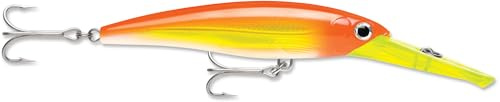 Rapala - X-Rap Magnum Angelköder - Angelzubehör mit großer Tauchschaufel - Salzwasser Spinnköder- Lauftiefe 6m - Fischköder 14cm, 46g - Hergestellt in Estland - Flying Fish UV