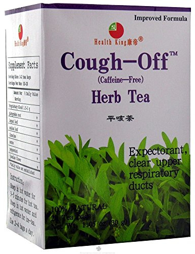 Health King Cough-Off Herb Tea, Teabags, 20-Count Box (Pack of 4)