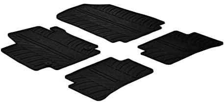 Satz Gummimatten kompatibel mit Renault Clio IV 5 türer 2012-2019 / Clio IV GT 2013- / Captur 2013-2019