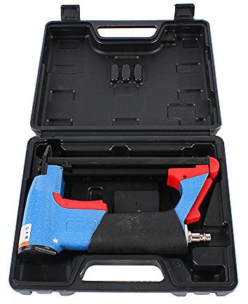 Tryckluftspikpistol för verkstad och hus, max 8 bar, spikpistol tryckluft för 4–16 mm kod spik, amerikansk stil spik (tapper utan)
