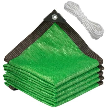 Voiles d'ombrage pour Patio 1x6m 90% UV Protection - avec œillets - Facile à Suspendre - Grand Parasol de Jardin Exterieur - Toile D'ombrage pour Jardin de Balcon de Garage de Ferme, Vert