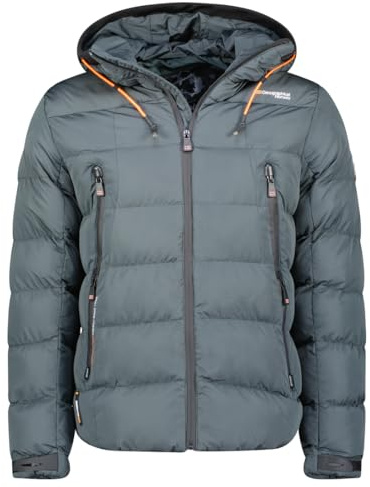 Geographical Norway- Parka hombre con capucha modelo ARDENO color Gris oscuro talla M