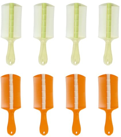 Nicear 8 Piezas Peine Para Piojos Peine Caspa Eliminación De Pulgas Cabello Enredado